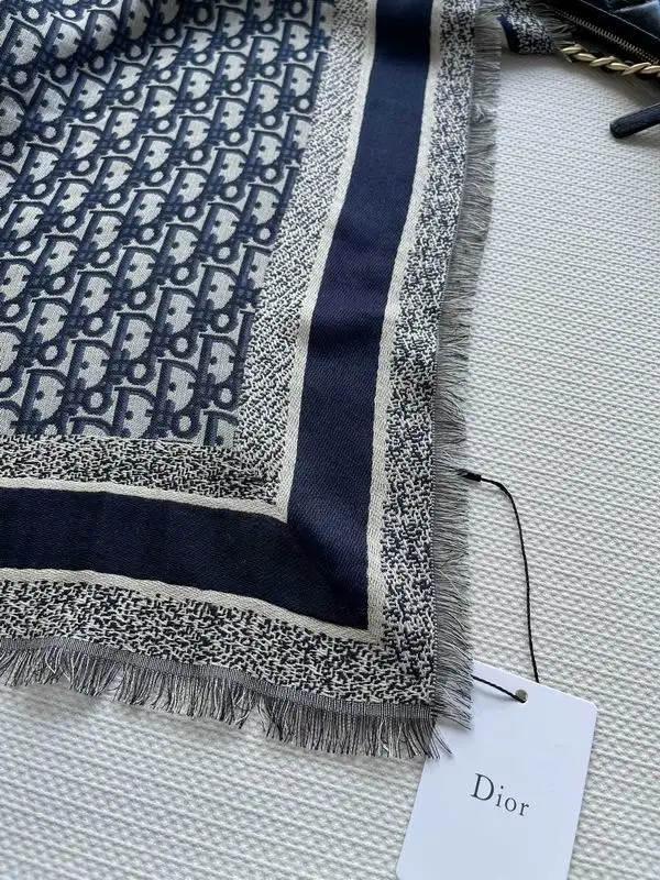 Dior 140X140cm 42%真丝42%羊毛16%棉 E05 (7)